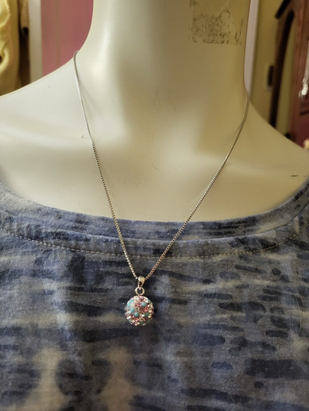 Fifth Avenue Collection Get Up And Go Swarovski Crystal Necklace NWT